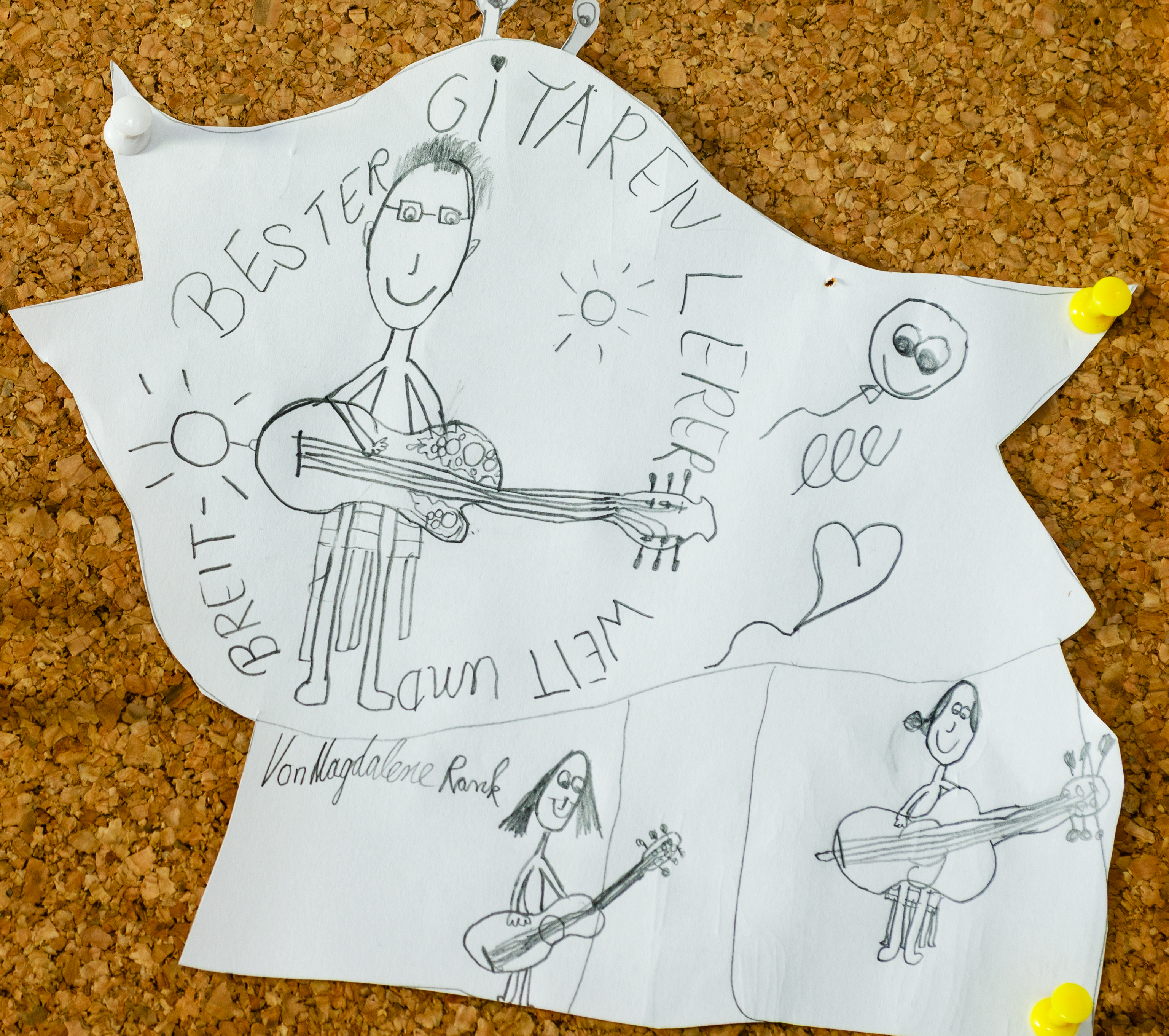 Musik entdecken Zeichnung